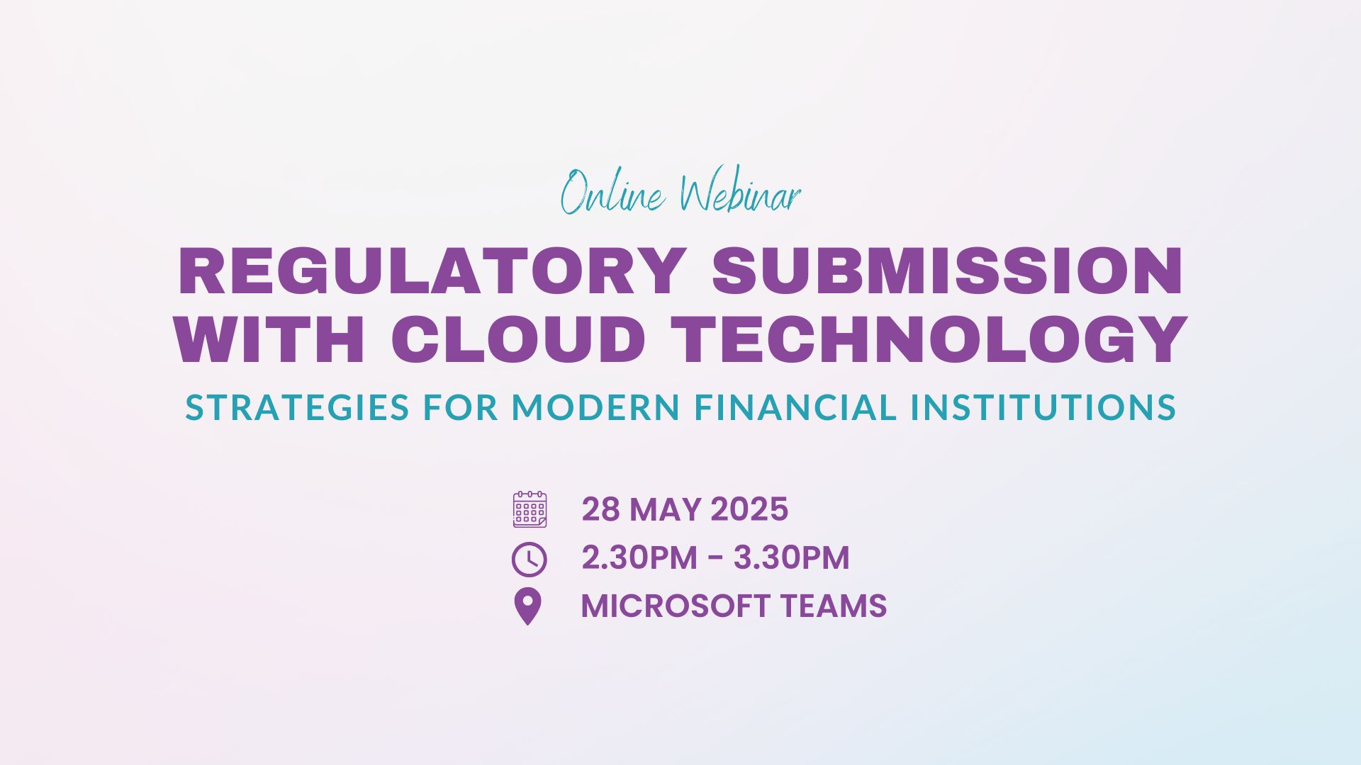 Regulatory Submission With Cloud Technology
