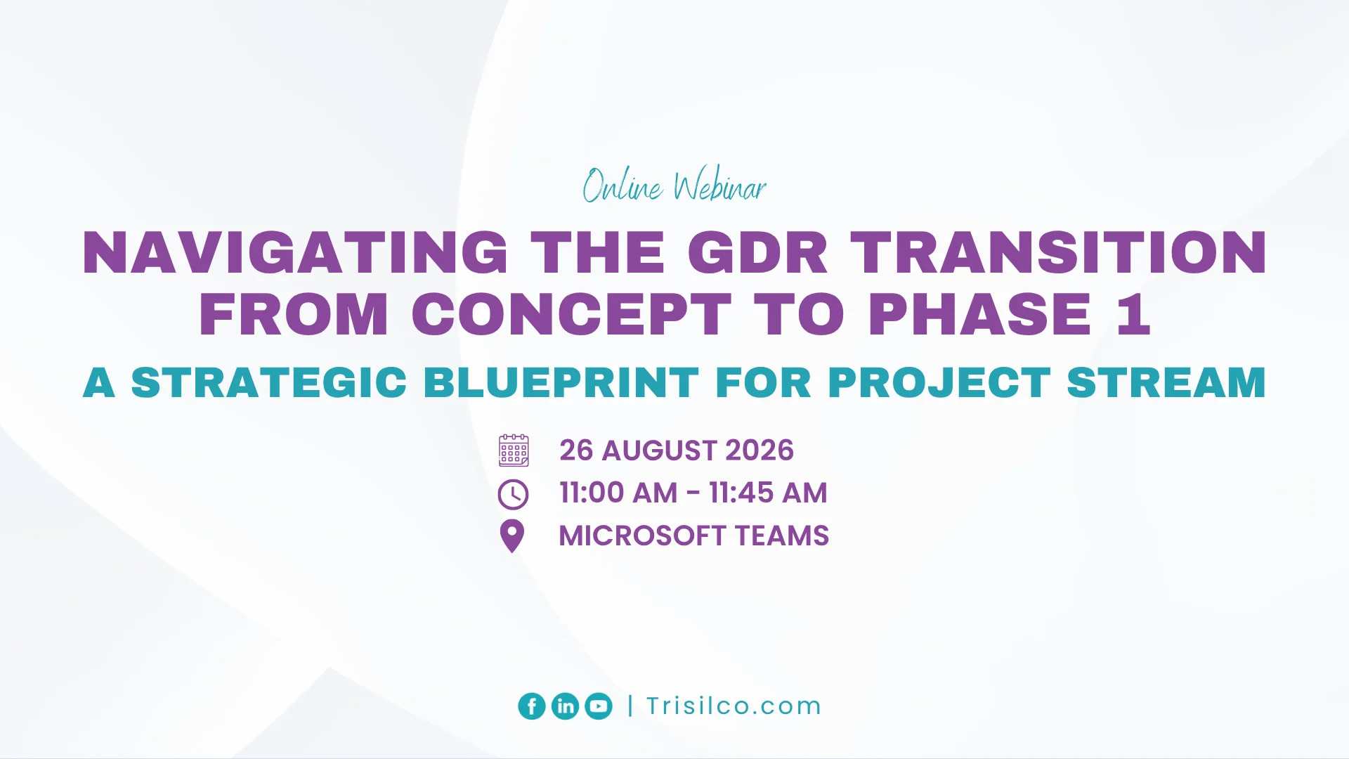 Navigating The GDR Transition from Concept to Phase 1